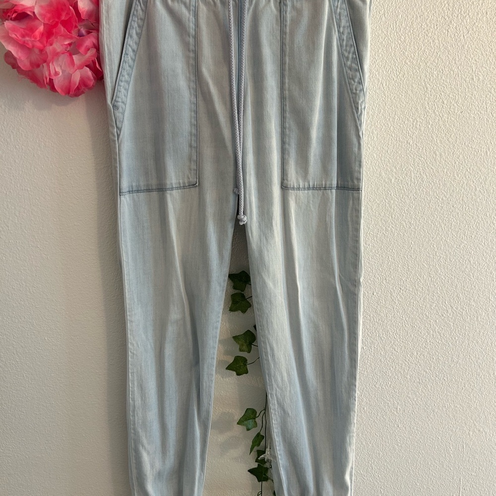 Light Blue Drawstring Pants